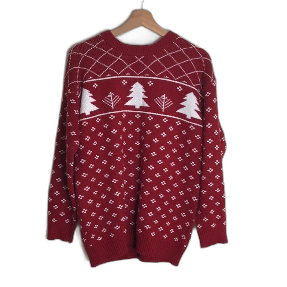 HEIMISH USA Sweaters - Heimish ladies red soft and cozy pullover sweater size small